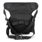 Men's Sports Tactical Waist Pack Drop Leg Bag Adjustable Strap Waterproof Oxford Fabric Crossbody Bags for Outdoor Riding Travel