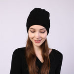 LinkMejor 2 In 1 Electric Heating Hat Scarf Rechargeable Thermal Washable Hat Soft Knitted Winter Warm Scarf for Head Neck
