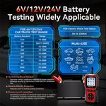 LinkMejor KW331 6V 12V 24V Automotive Lead-Acid Battery Tester Vehicle Battery Tester Analyzer
