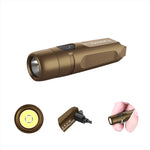 LinkMejor S15 650LM Mini Porable LED Keychain Flashlight USB Rechargeable Pocket Light Waterproof Emergency Outdoor Camping Fishing Lighting