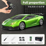 LinkMejor 2198 RTR 1/43 2.4G 4WD Mini RC Car Gyro Race LED Light Full Proportional Remote Control High-Speed Motor On-Road Racing Micro Vehicle Model Boys Gifts Toys