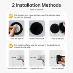 Elfeland Rechargeable LED RGB Motion Sensor Spotlight Timer Smart PIR Sensor Wall Lamp with Remote Control