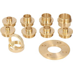 11 PCS Brass Router Template Bushing Guide Set Fit Any Router Sub-base of the Porter Electric cable style Precise Enduring and Easy to Store