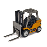 LinkMejor HG4-244 RTR 1/64 2.4G Mini RC Car Alloy Forklift with Trailer Suppprt App Remote Control LED Light Sound Engineering Vehicle Desktop Toys Model Collection Gift For Boys
