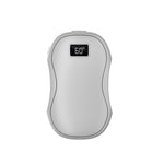 2 In 1 Magnetic Hand Warmer Creative Split Power Bank Mini Dual-sided Heating Hand Warmer with Digital Display Magnetic Adsorption