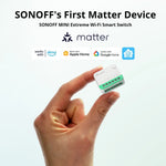LinkMejor MINIR4M MINI Extreme WiFi Smart Home Switch Detach Relay Matter Voice Control with Alexa Google Home