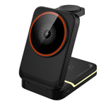 Z-33 15W 3-in-1 Wireless Charger Fast Wireless Charging Station for Smart Phones for iPhone 16 16 Pro 15 14 13 Pro Max for Huawei Mate XT for Xiaomi 15pro for iPhone Apple Watch for Airpods Pro
