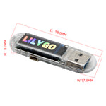 LinkMejor® T-Dongle-S3 Development Board 0.96inch LCD Display Screen Support WiFi bluetooth TF Card