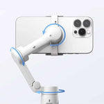 LinkMejor Osmo Mobile 7 3-Axis Gimbal with Tripod 10H Battery Smart Tracking 7.0 Magnetic Mount Three-axis Anti-shake Stabilizer Support Integration with the LinkMejor Mimo App