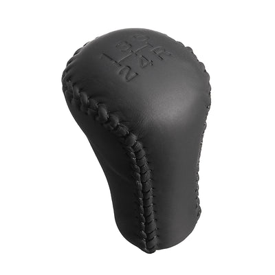 For Toyota Lexus Scion 5 Speed PU Leather Car Gear Shift Knob Stick Head Black