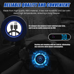 Car Head Up Display GPS Digital Speedometer with Color LED Display Clock Compass Function Over Speeding Alarm for Car Truck SUV RV