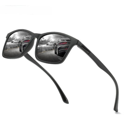 Men Polarized Sunglasses Fashion Women Square Sports Sunglasses Ultra Light TR90 Frame Driving Sunglasses Vintage Eyewear UV400