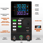 LinkMejor SPPS-D-232 0~300V/0~10A Power Display USB 5V2A Color LCD Numeric Display 4 Group Memory Function Power On/Off Button Encoder Adjustment USB+232 Communication Interface