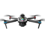 LinkMejor KY108 WiFi FPV with 4.3inch LCD Screen Controller HD Dual Camera Servo Gimbal 360° Obstacle Avoidance One-Key Airdrop Brushless Foldable RC Drone Quadcopter RTF