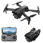 LinkMejor N602 WiFi FPV with Electric Adjustment HD Dual Camera Optical Flow Positioning Foldable RC Drone Quadcopter RTF