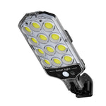 Elfeland 175B Solar Wall Light Motion Sensor 84 COB LEDs 3 Lighting Modes 5.5V 1.8W Solar Panel IP65 Waterproof Outdoor Garden Light