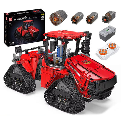 Mould King 18020S Technical Car Toys APP & RC Pneumatic Crawler Tractor Building Block Brick Set 1769PCS for Adults Kids Christmas Birthday Gift