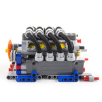 LinkMejor Technology Building Blocks Bricks Power Functions Automotive Speed Gearbox V8 Engine Model Transmission Machinery M L Motor Battery Box DIY Assembling Toys