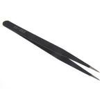 6PCS ESD10-15MM Stainless Steel Tweezers Industrial Curved Straight Repair Tools Tweezers