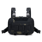 IPRee® Waterproof Molle Nylon Fishing Chest Bag, Men's Tactical Bags, Climbing and Camping Backpacks, Outdoor Travel Vest, Fanny Pack