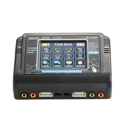 LinkMejor T240 DUO AC 150W DC 240W 10A Touch Screen Dual Channel Battery Balance Charger Discharger