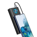 Baseus 65W USB PD 30000mAh Power Bank PD QC3.0 FCP SCP Fast Charging External Battery Charger 3 Inputs & 5 Outputs with 100W USB-C to USB-C Cable for iPhone 16 16 Pro 15 Mini for Samsung Galaxy Z Flip6 Xiaomi 15 pro for iPad Pro 2020 MacBook Air 2020