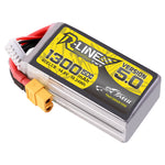 LinkMejor R-LINE V5.0 14.8V 1300mAh 150C 4S1P LiPo Battery XT60 Plug for RC Drone