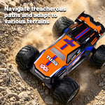 LinkMejor Q243 RTR 2.4G 4WD RC Car Amphibious Waterproof Off-Road Monster Truck 360° Rotation Remote Control Stunt Vehicles Models Toys