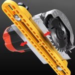 Electric Circular Saw Guide Woodworking Quick Positioning Guide Bracket Adjustable Cutting Machine Base for Precision Cutting and Milling