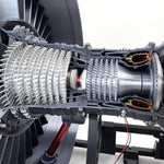NIKOLATOY 1/6 Scale Highly Restored Super RR Trent 900 Aircraft Turbofan Engine Model RTR 55cm / 22in Physics Experiment Science Education Toys