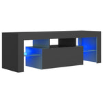 TV Cabinet with LED Lights Gray 47.2"x13.8"x15.7"