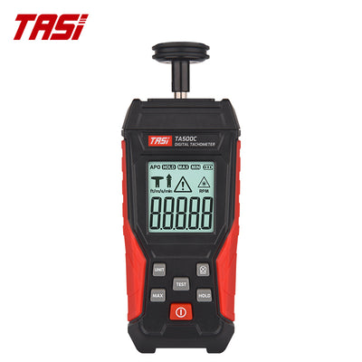 Special Anson TA500C Professional Laser Tachometer Digital Contact Speedometer Speed Measurement Instrument Line Speed Meter Fast Accurate High Performance