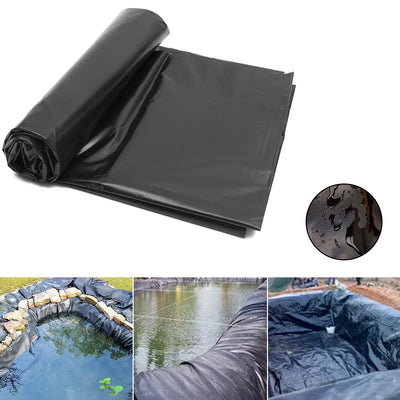 LinkMejor PVC Garden Fish Pond Liner Anti-Seepage Waterproof Heavy Duty Membrane Reinforced Landscaping Furniture Dust Cover