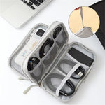 Double Layer Travel Portable Digital Product Storage Bag, U Disks Hard Disks Protective Cover, USB Data Cable Organizer Headset Charging Treasure Box Accessories Case