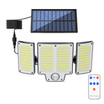 280LED Split Design Motion Sensor Solar LED Floodlight With Remote Control 3 Modes IP65 Waterproof Outdoor Security Garden Light