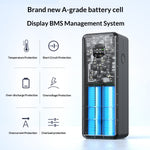 Yisenneng PB6100 PD100W 99.9Wh 27000mAh Power Bank with LED Display External Battery Power Supply with 2 Inputs & 4 Outputs Fast Charging for iPhone 17 17 Pro 16 Pro Max 15 14 for Huawei Mate XTs for XIaomi 17pro for OPPO