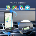 6.5 Inch Rotatable Wireless Car Display Touchscreen CarPlay Android Auto Hicar Phone Screen Mirroring Navigation Rotatable Multimedia Player