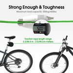 LinkMejor Strong Traction Bicycle Tow Rope Parent-Child Portable Elastic Trailer Pull Rope for MTB Outdoor Cycling