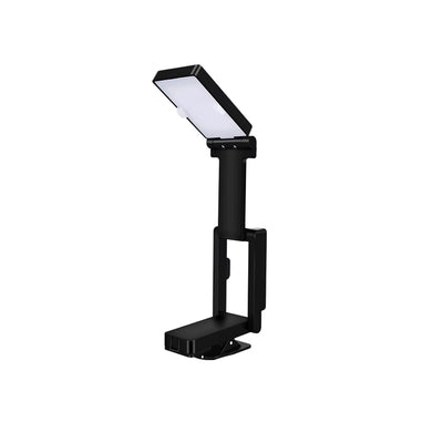 Elfeland 700mAh Rechargeable Foldable LED Clip-On Reading Light 3 Colors Adjustable Eye-Comfort Lighting Portable LED Desk Lamp for Home Office