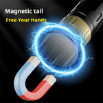 High Power 90° Rotatable L-shape LED Flashlight LED Inspection Light with COB Mini Work Light Magnetic Tail Camping Repair Emergency Torch