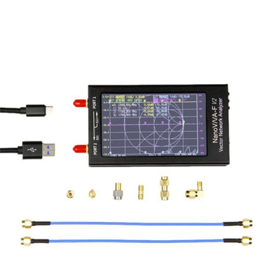 NanoVNA V2 Portable Vector Network Analyzer 50KHz to 3000MHz RF Frequency Testing Device High Dynamic Range Accurate S Parameter Measurement