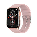M3 1.95-inch HD Screen ECG AI Voice Assistant bluetooth Call Heart Rate Blood Pressure Blood Oxygen Blood Glucose Monitor Sleep Monitoring Body Composition Analysis Uric Acid Lipids Detection Met HRV Function Multi-sport Modes IP67 Waterproof Smart Watch