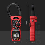 LinkMejor HT208D Digital Clamp Meter AC/DC True-RMS Multimeter Anto-Ranging Tester Current Clamp Digital Ammeter Clamp Meter