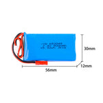 7.4V 800mAh 20C 2S Lipo Battery JST Plug for RadioLink A560 SU27 D460 RC Airplane Fixed-wing Models