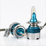 H1/H3/H4/H7/H11/9005/9006 Pair Car LED Headlights 6000K Double Side Headlamp Blubs 4000LM