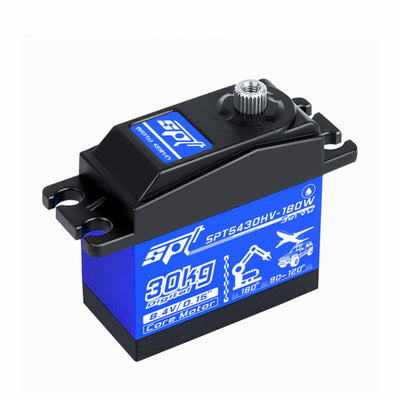 LinkMejor SPT5430HV-180/180W 30kg Large Torque Waterproof Metal Gear Digital Servo for Fixed-Wing /Drift RC Car