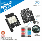 M5Stack Stamp-AddOn C6 for P4 Module Wi-Fi Expansion Module ESP32-C6-MINI-1-N4 4MB Flash 2.4GHz Wi-Fi 6 SDIO Interface For Stamp-P4