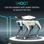 8006 Smart Robotic Dog AI Programming Multiple Modes Remote Control Interactive Intelligent Pet Robot with Turret Water Bullet Shooter for Kids