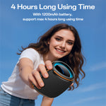 Yesido YSW40 Wireless Bluetooth Speaker 55MM Speaker RGB Lights 1200mAh Large Battery Support TF Card USB Port Portable High Volume Outdoor Bluetooth Speaker