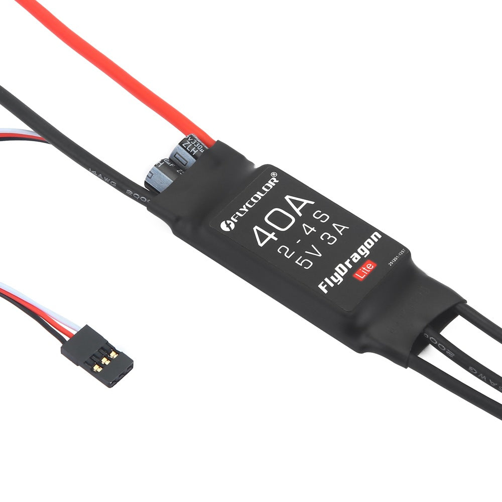 LinkMejor FlyDragon Lite Plus 40A 2-4S Dual Way Brushless ESC With 5.5V/3A BEC for Fixed Wing RC Airplane